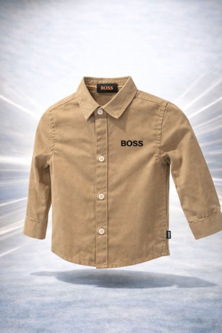 قميص BOSS بني