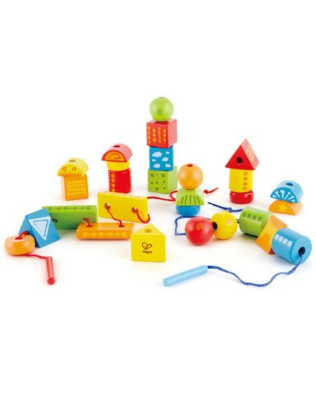 השחלת צורות על חוט HAPE - لعبة شك