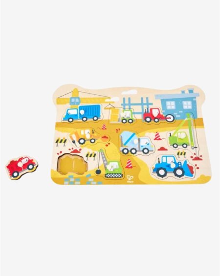 פאזל צורות- כלי תחבורה בנייה – HAPE - بازل