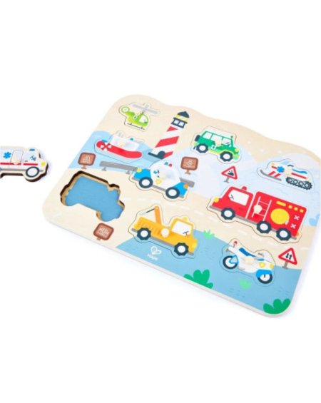 פאזל צורות- כלי תחבורה הצלה– HAPE - بازل وسائل نقل